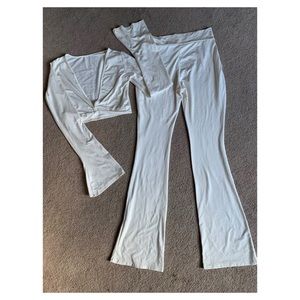 White 2 piece outfit